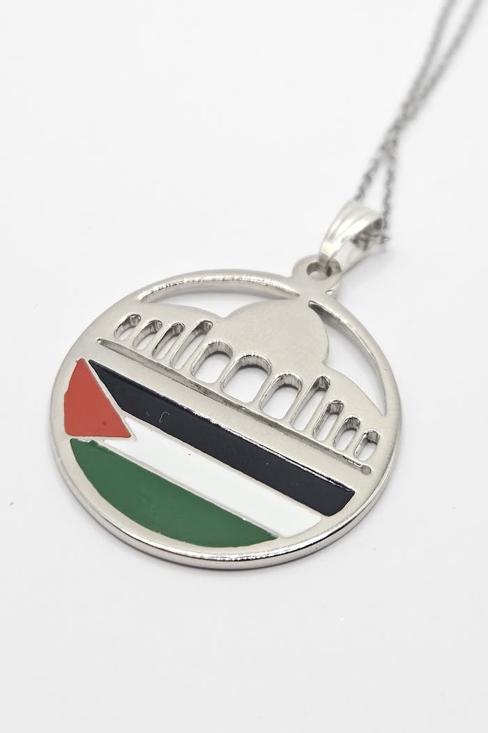 Al Aqsa With Flag Necklace