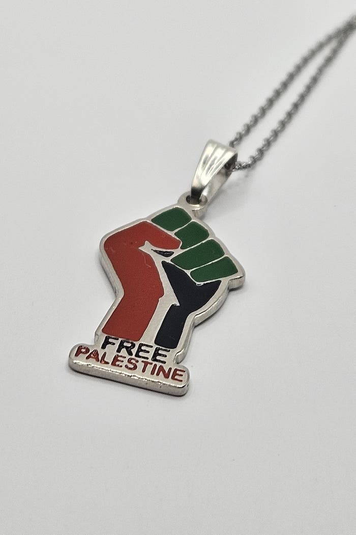 Free Palestine Necklace